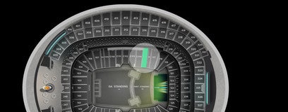 Seat view from Club