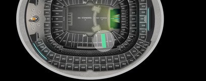Seat view from Club