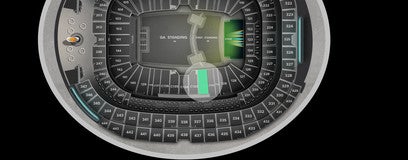 Seat view from Club