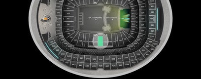 Seat view from Club