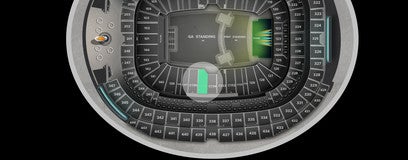 Seat view from Club