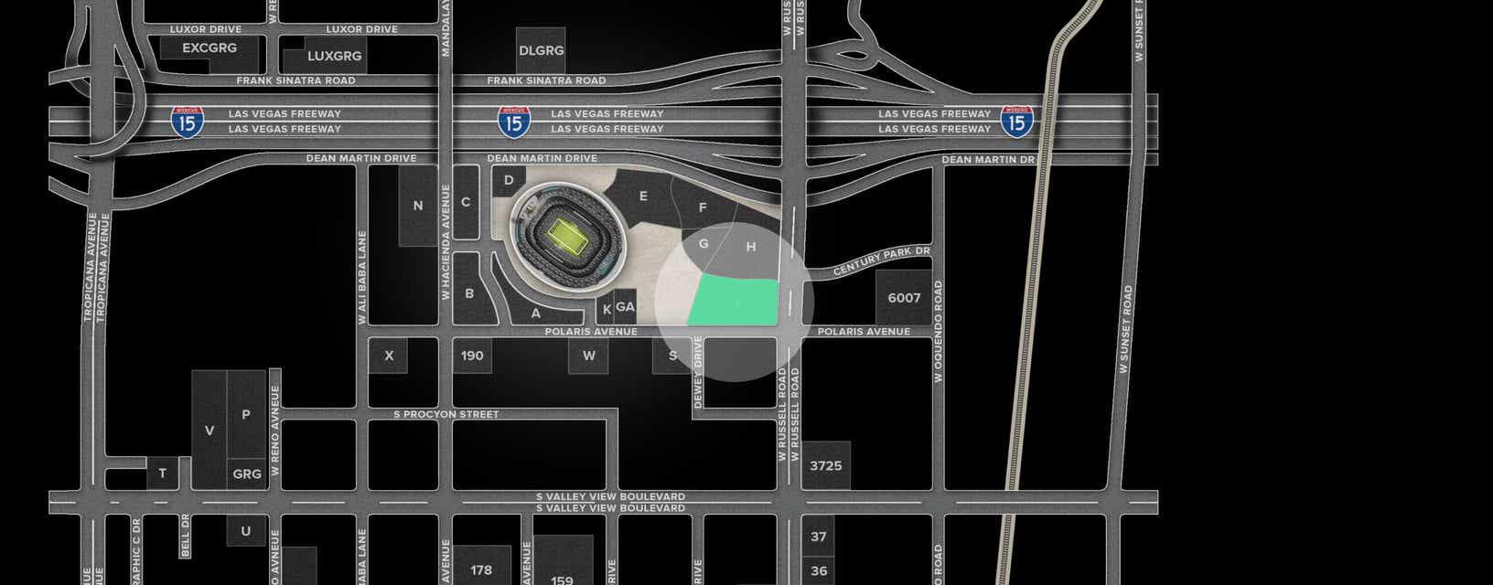 Seat view from Lot