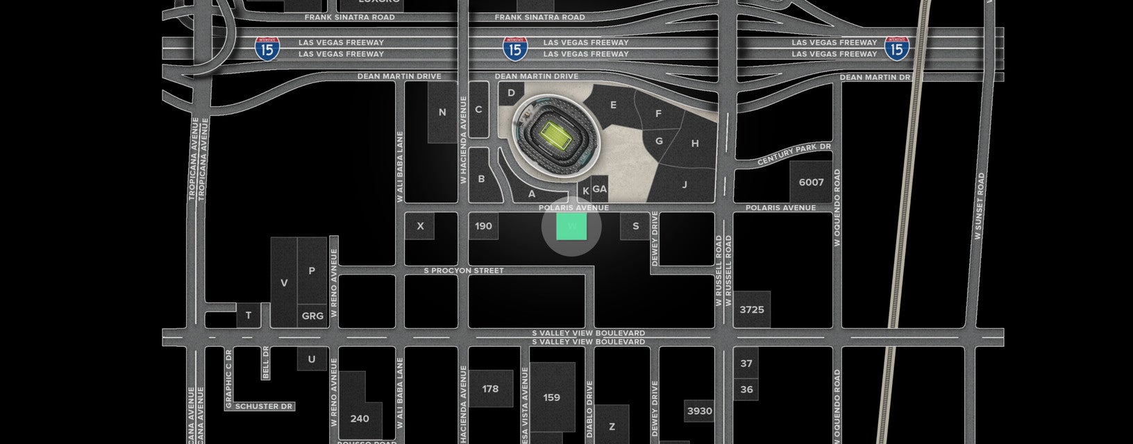 Seat view from Lot