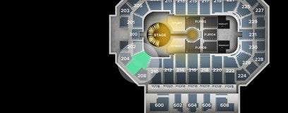 Seat view from Middle