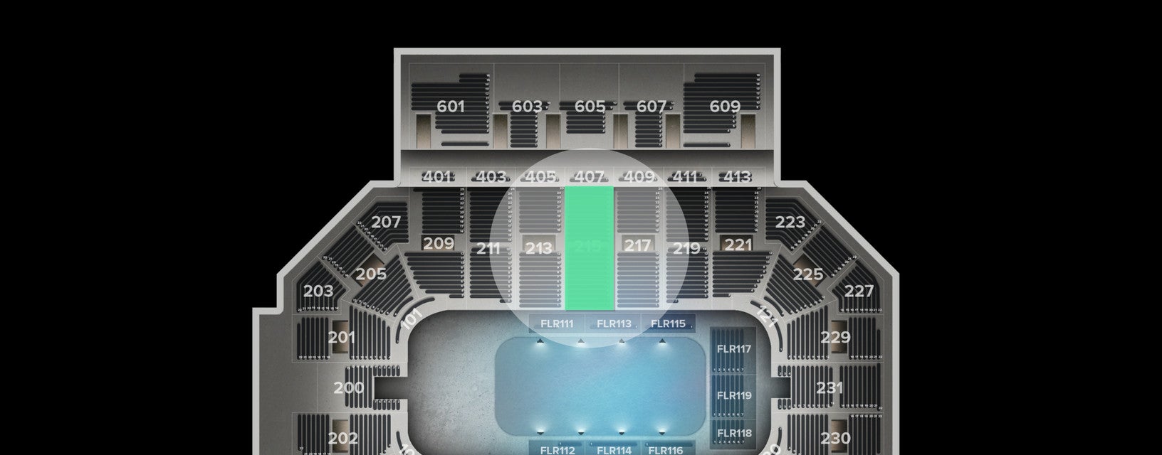 Seat view from Lower