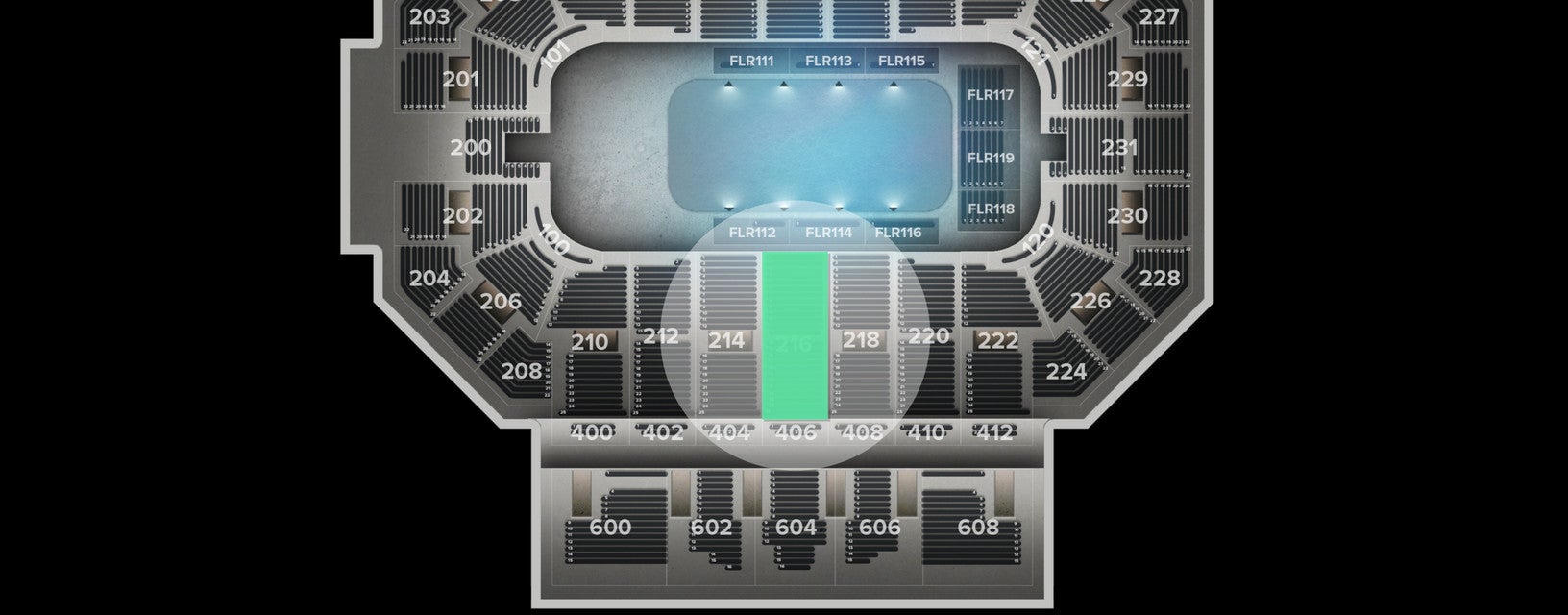 Seat view from Lower