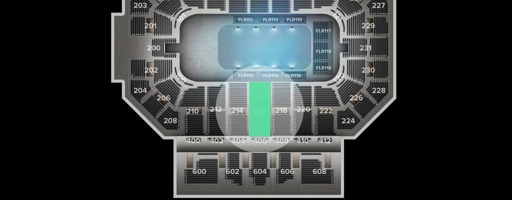 Seat view from Lower