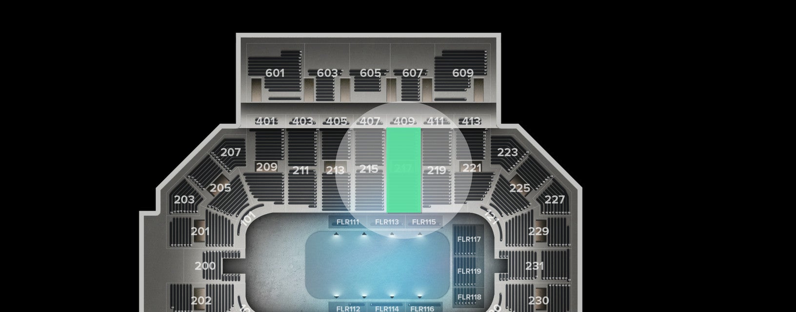 Seat view from Lower