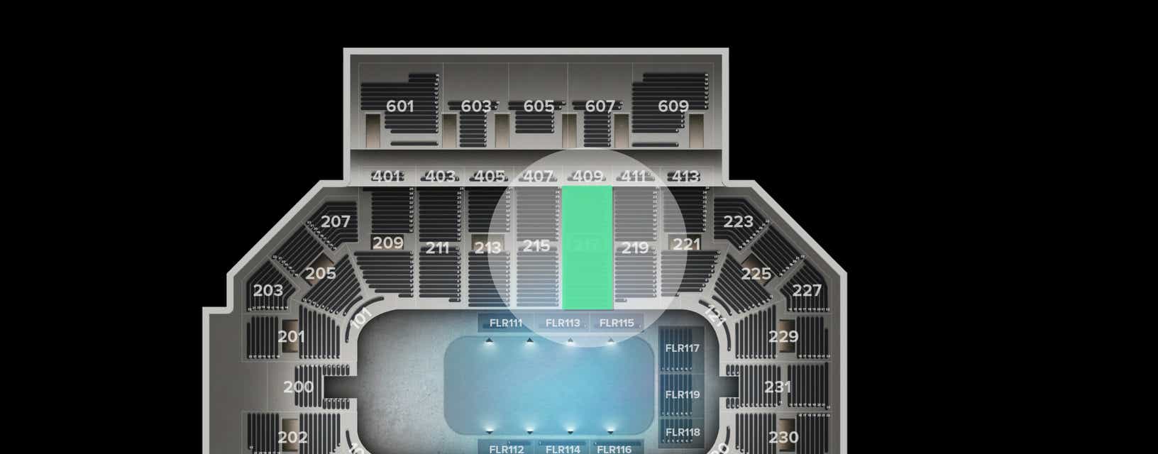 Seat view from Lower