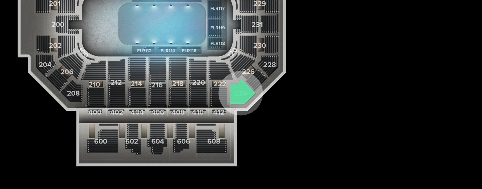Seat view from Lower