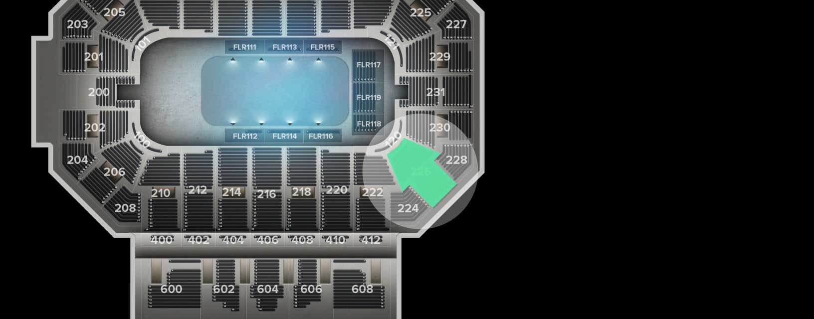 Seat view from Lower