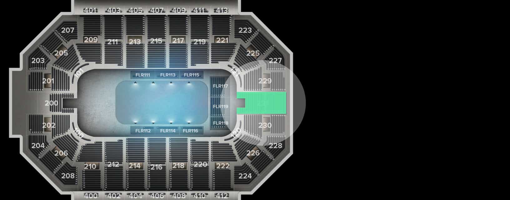 Seat view from Lower