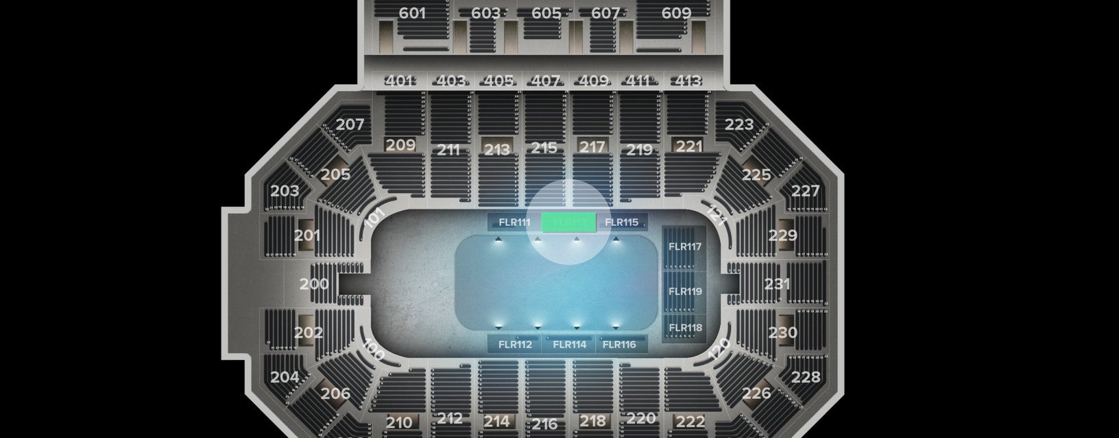Seat view from Floor