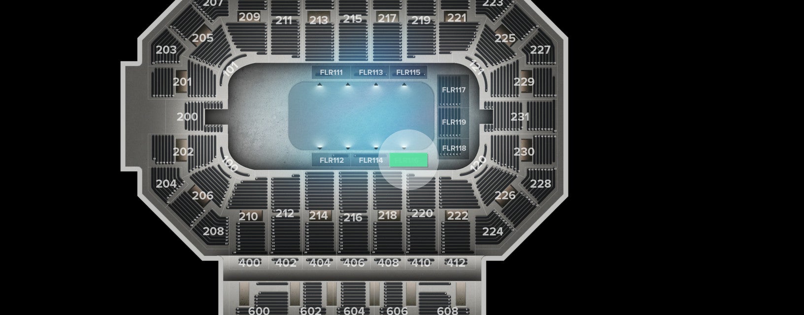 Seat view from Floor