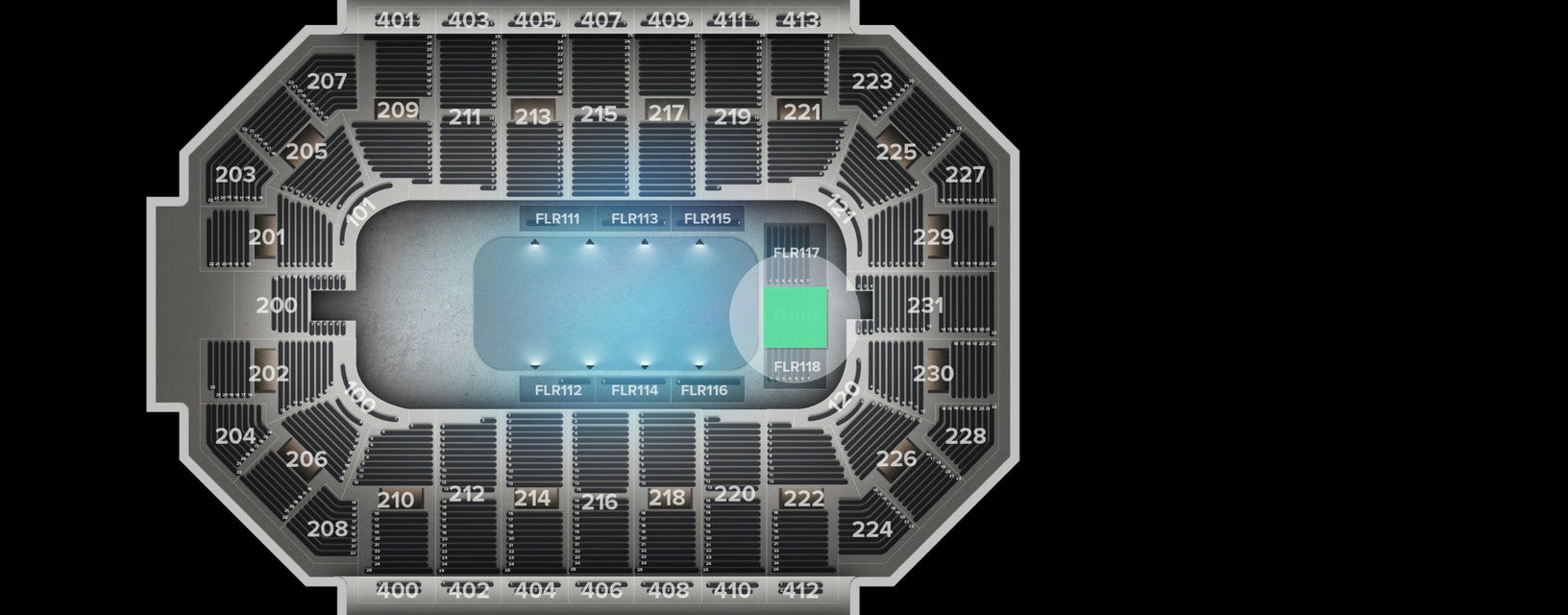 Seat view from Floor