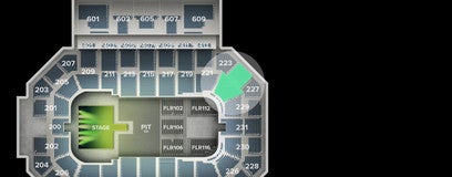 Seat view from Middle