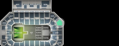 Seat view from Middle
