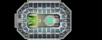 Seat view from Floor
