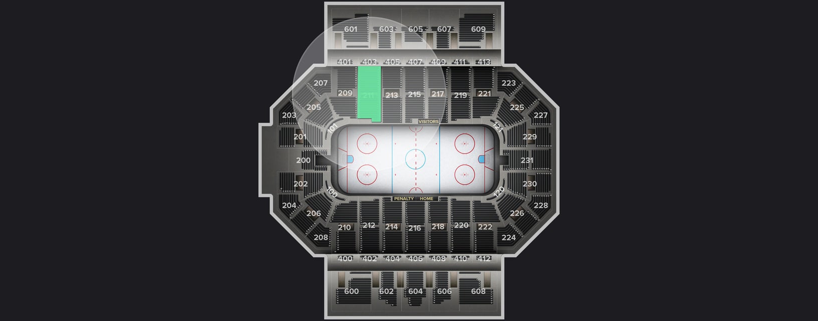 Seat view from Lower