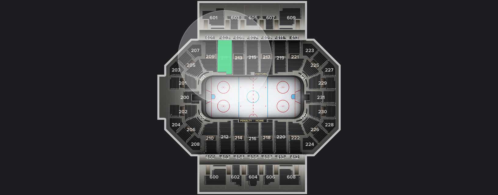 Seat view from Lower