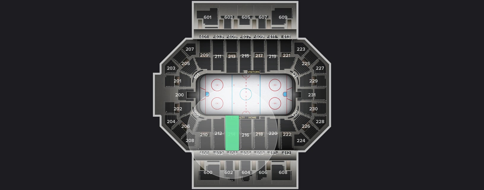 Seat view from Lower