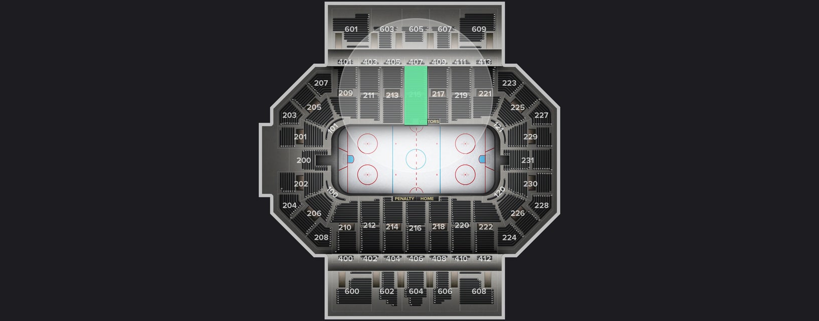 Seat view from Lower