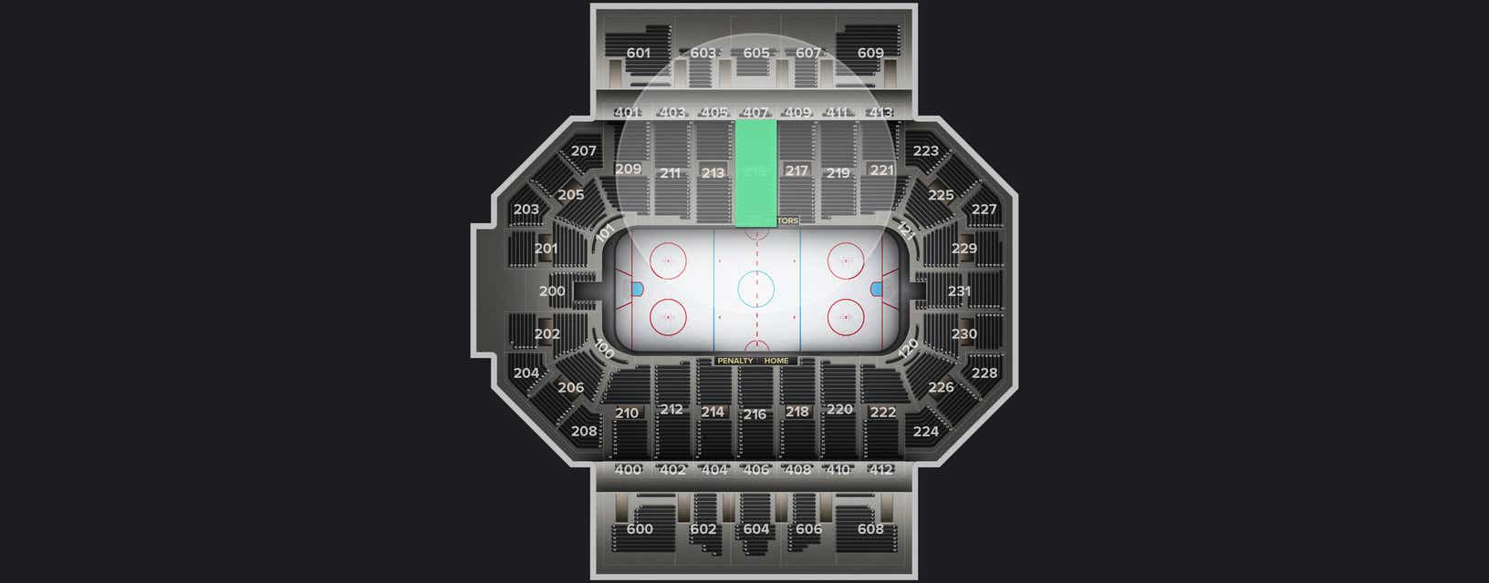 Seat view from Lower