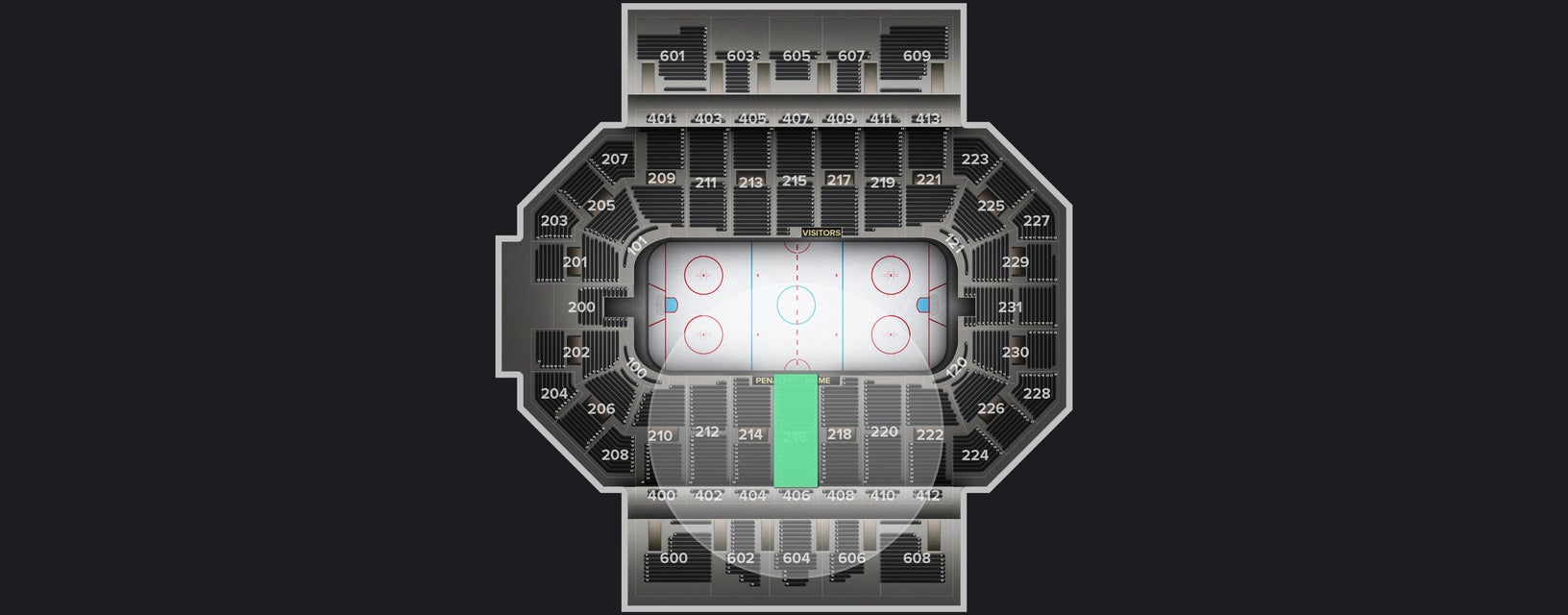 Seat view from Lower