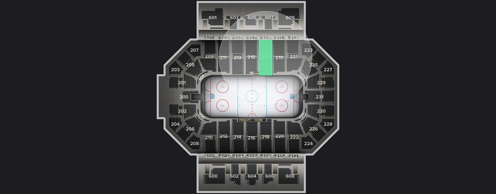 Seat view from Lower