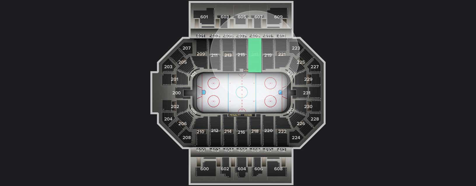 Seat view from Lower