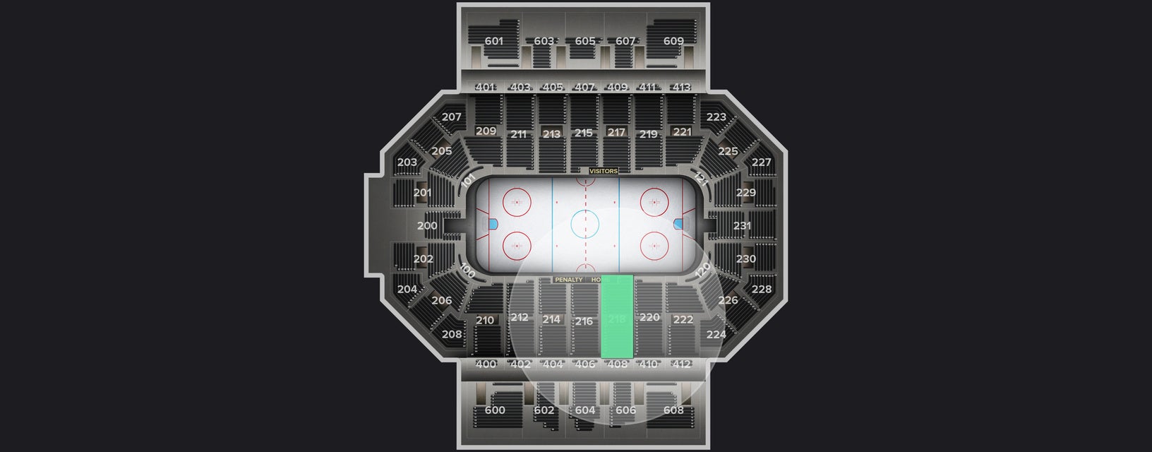Seat view from Lower