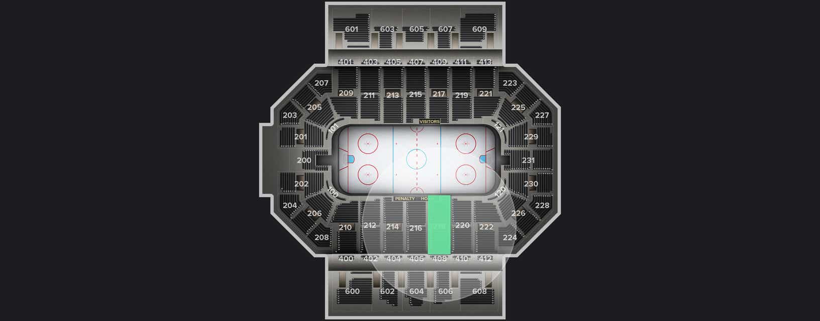 Seat view from Lower