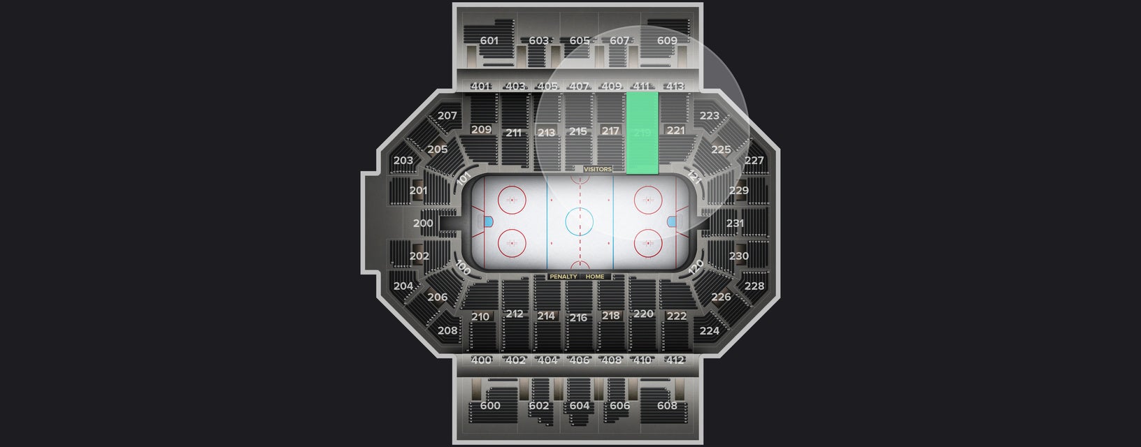 Seat view from Lower