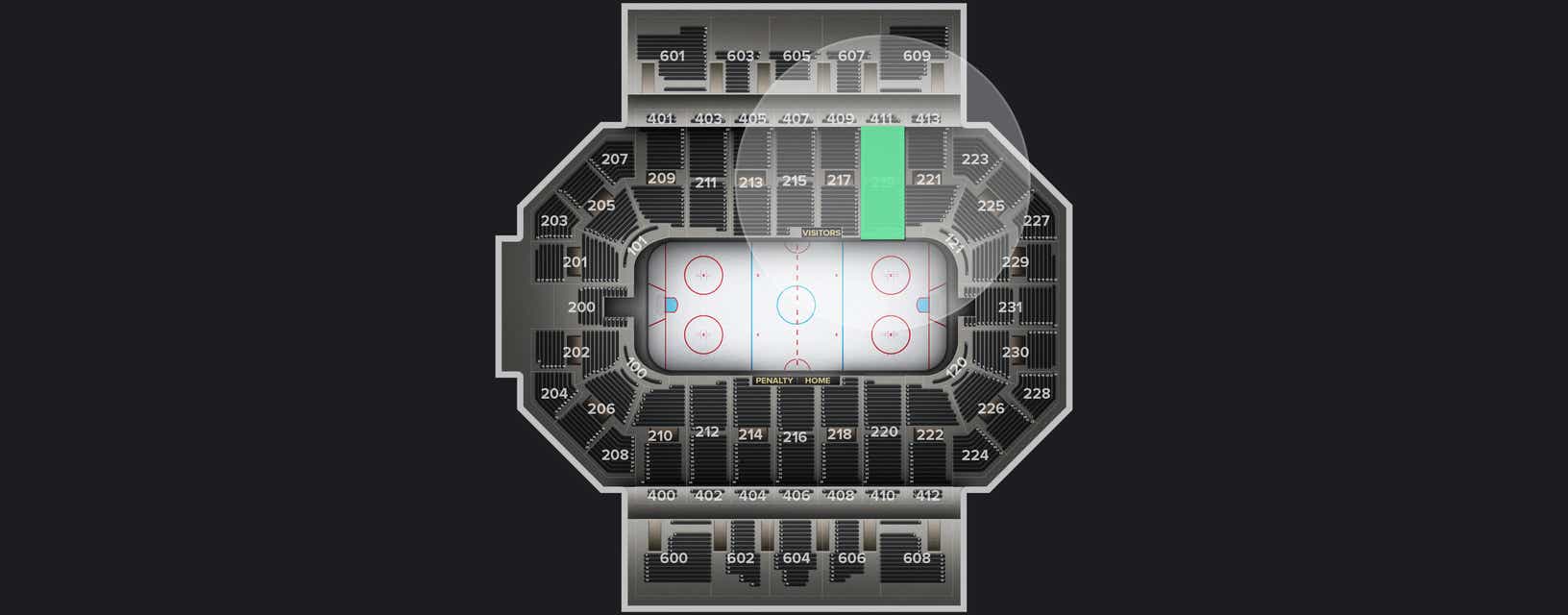 Seat view from Lower