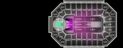 Seat view from Budweiser Super Suite