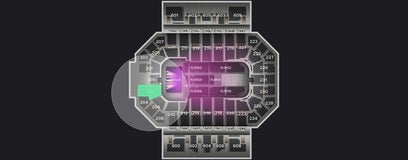 Seat view from Budweiser Super Suite