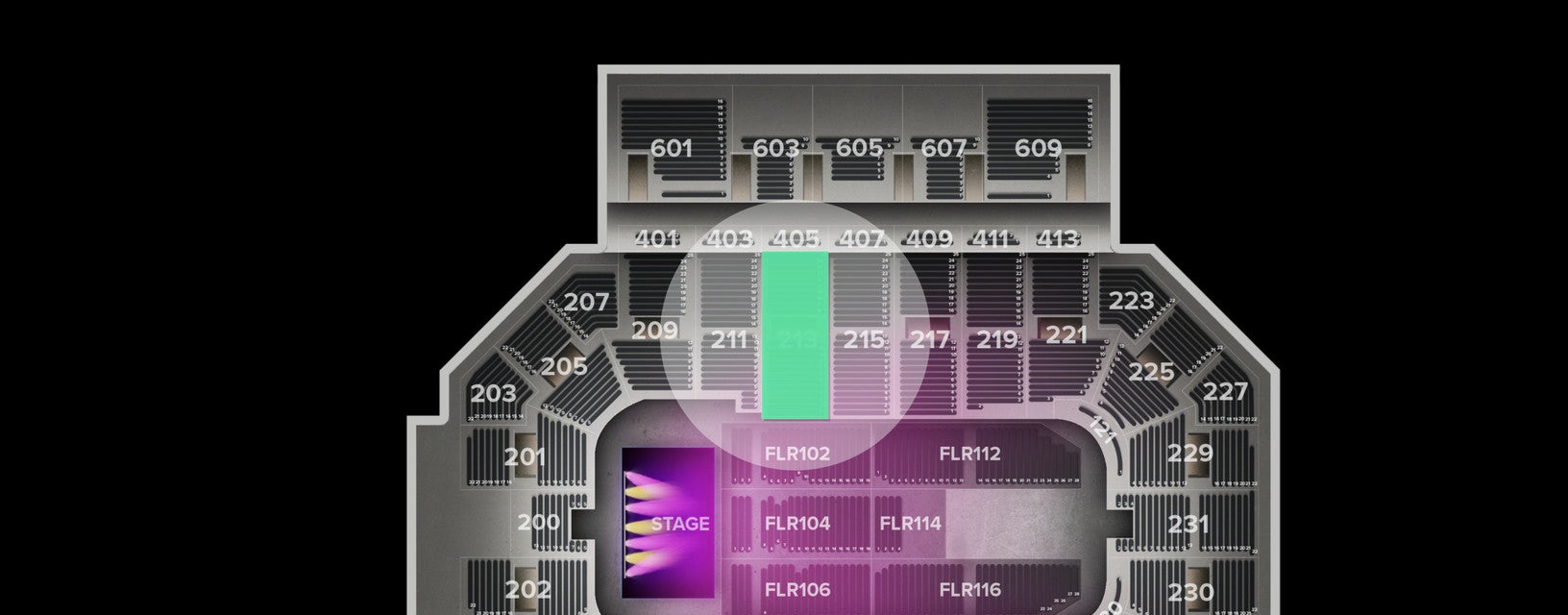 Seat view from Lower