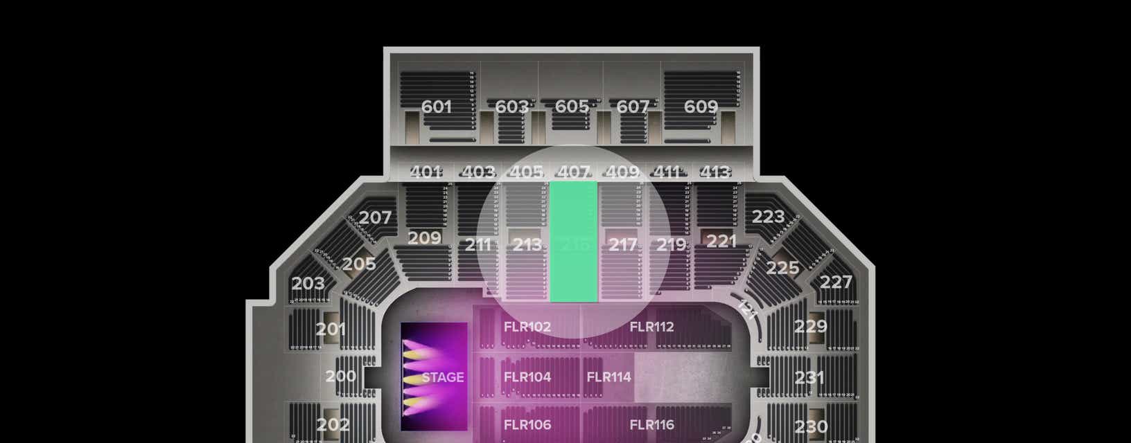 Seat view from Lower
