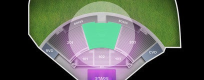 Seat view from 200 Level