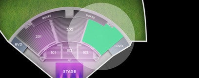 Seat view from 200 Level