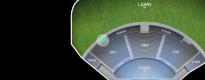 Seat view from 200 Level