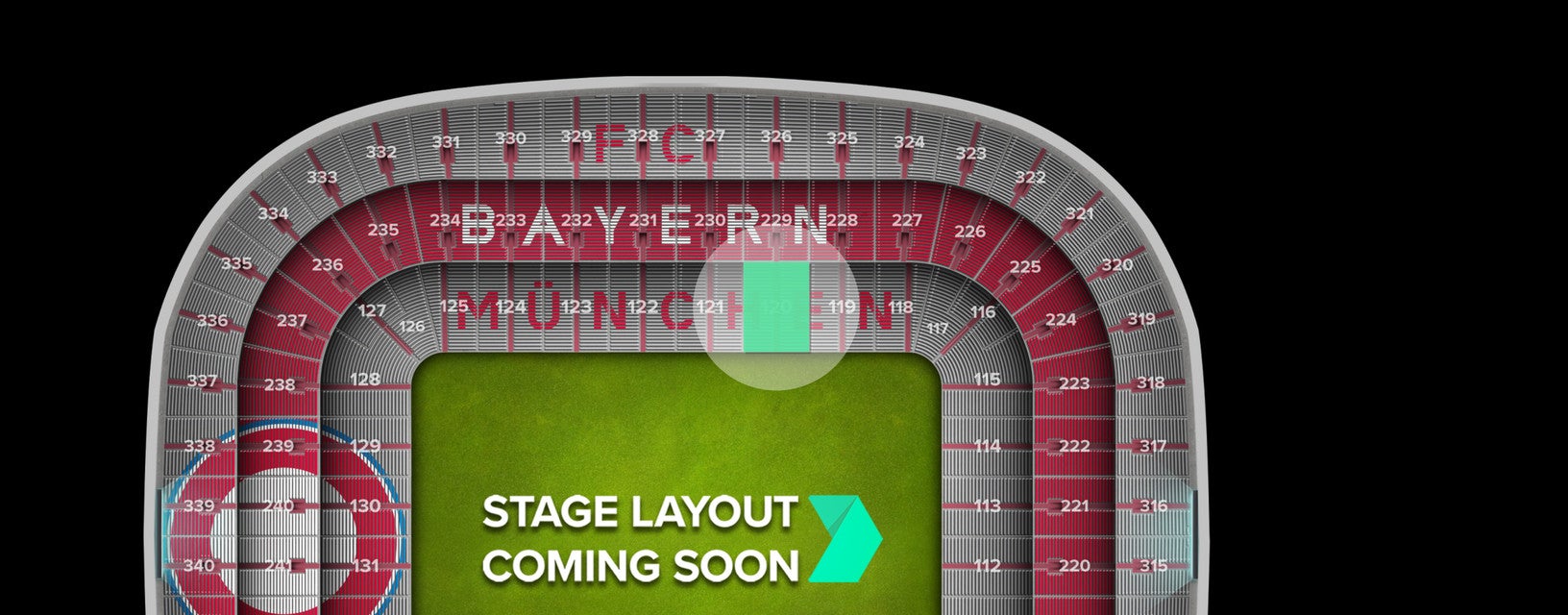 Seat view from Section