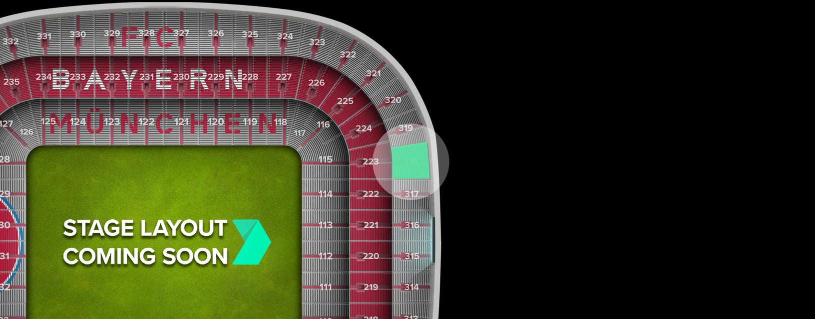 Seat view from Section