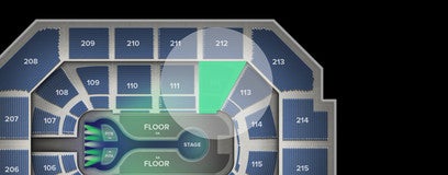 Seat view from Lower