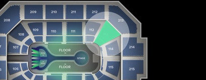 Seat view from Lower