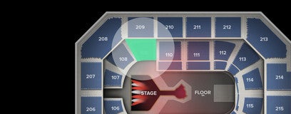 Seat view from Lower Corner