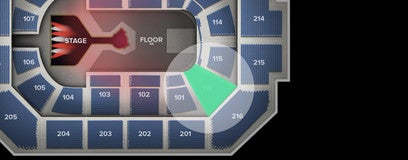 Seat view from Lower Corner
