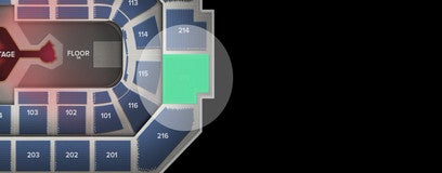 Seat view from Upper Baseline