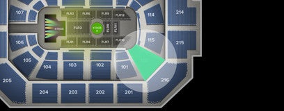 Seat view from Lower