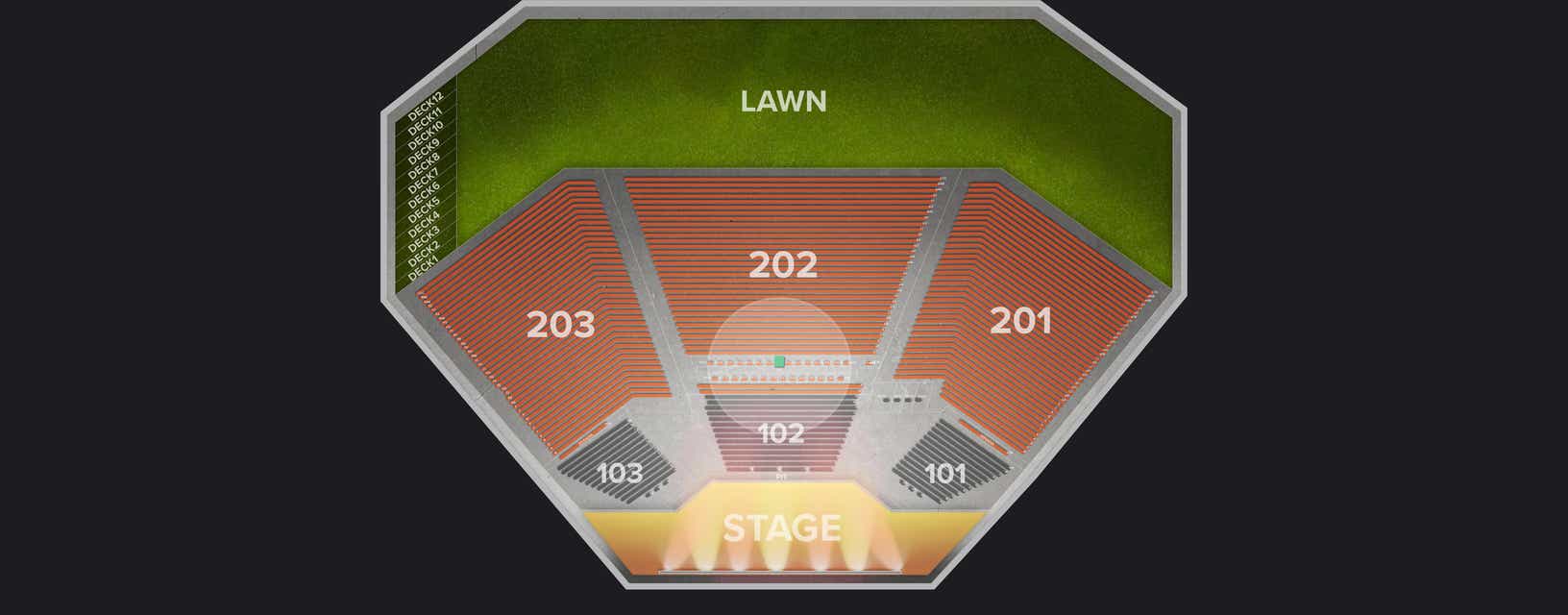 Seat view from Box